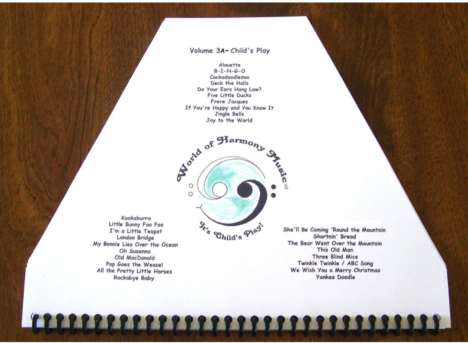 World of Harmony Music; Child's Play ~ A Beginner's Collection of 28 Favorite Childhood Songs for Zither, Lap Harp