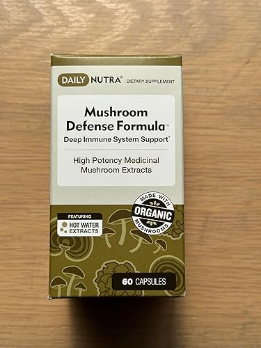 Miniatura 9 de DailyNutra Fórmula de defensa de hongos - Suplemento de apoyo inmunológico Hongos orgánicos, agua caliente extraída - Reishi, Chaga, Maitake,