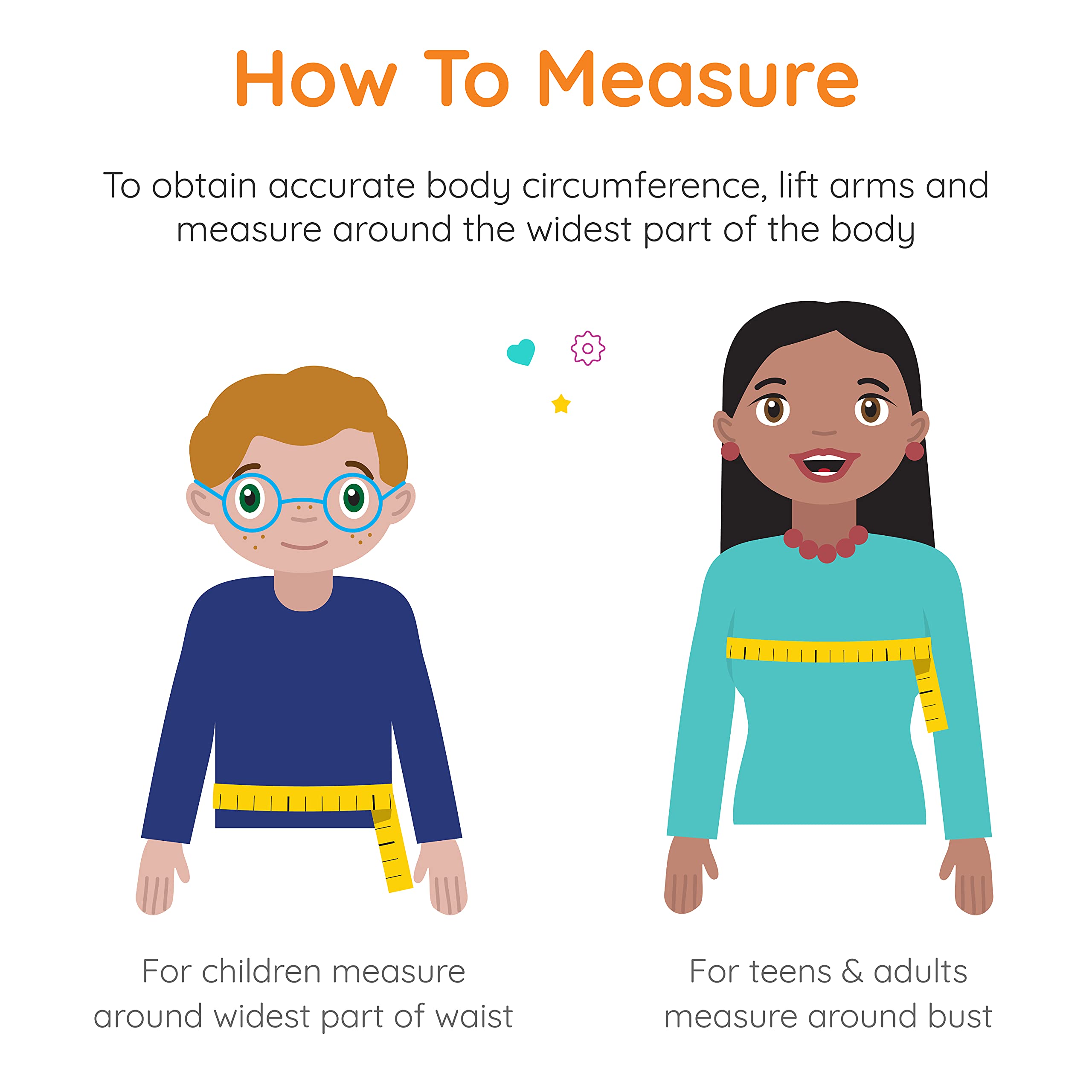 Fun and Function Blue Weighted Compression Vest for Kids & Adults