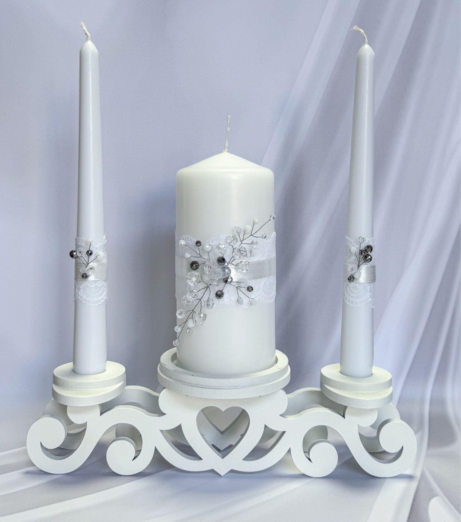 Dove Unity Candle Stands