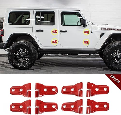 Vista 36 de JeCar - Bisagra para puerta, accesorios exteriores para Jeep Wrangler
