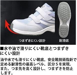 Amazon | [ミドリ安全] 作業靴 スニーカー SLS701 静電 ブラック 22.0