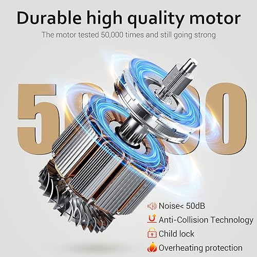 Miniatura 5 de farexon Escritorio eléctrico de pie de 59 x 24 pulgadas altura ajustable con estación de carga tomas USB escritorio de pie con estación de trabajo