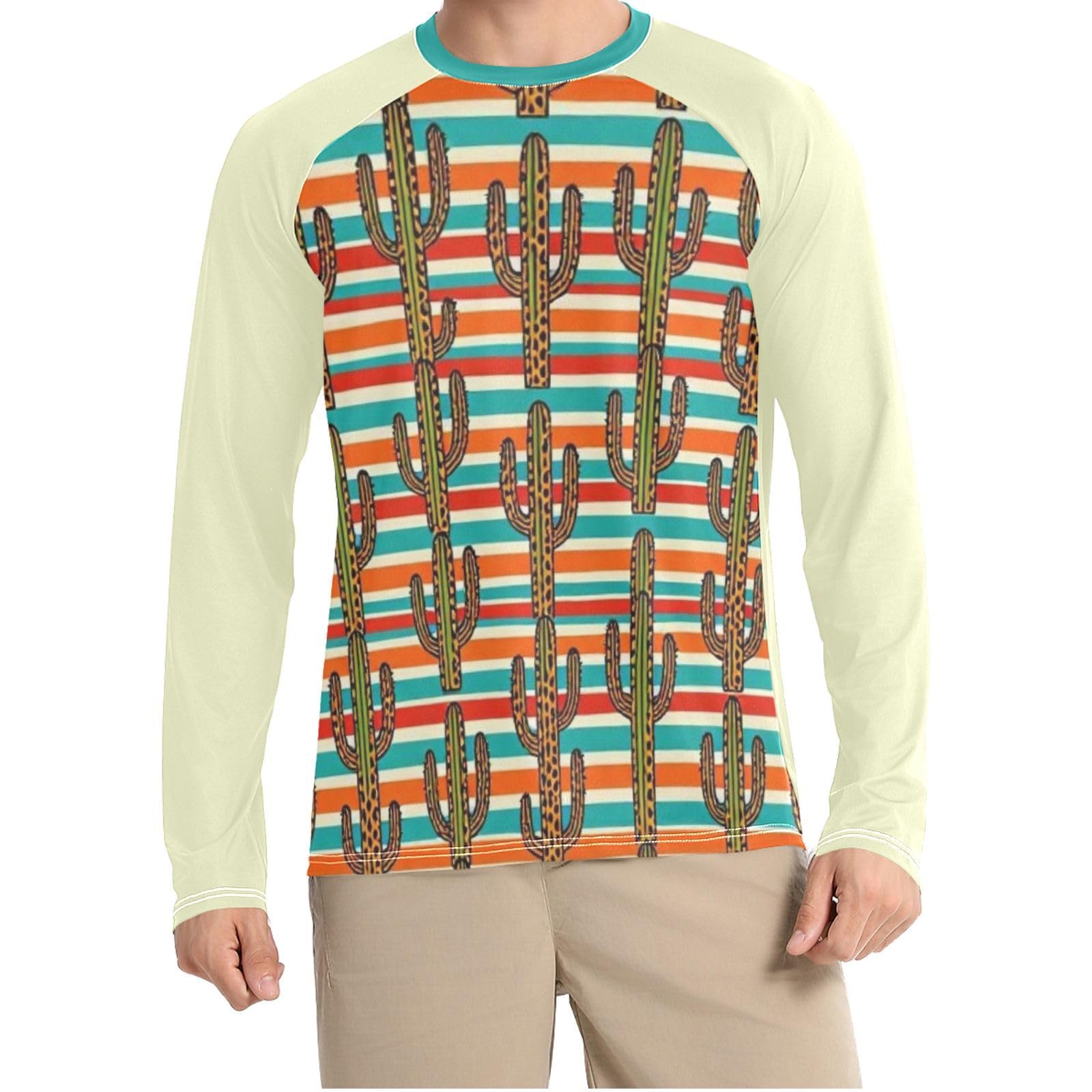 Camisas de natación para hombre sueltas UPF 50+ transpirables 8