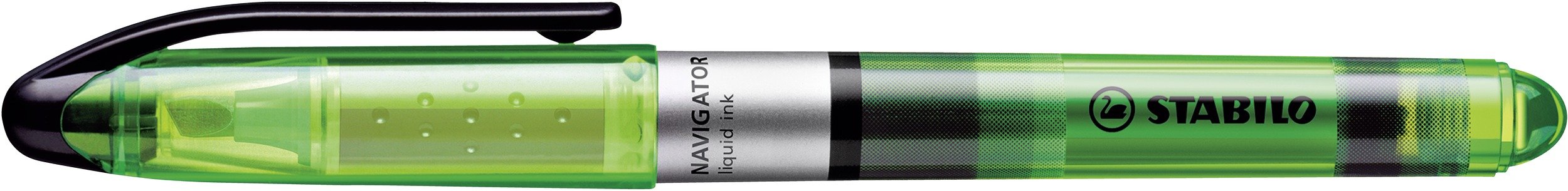 STABILO Textmarker 545/4, Navigator, Keilspitze, 1-4mm, sortiert, 4 Stück