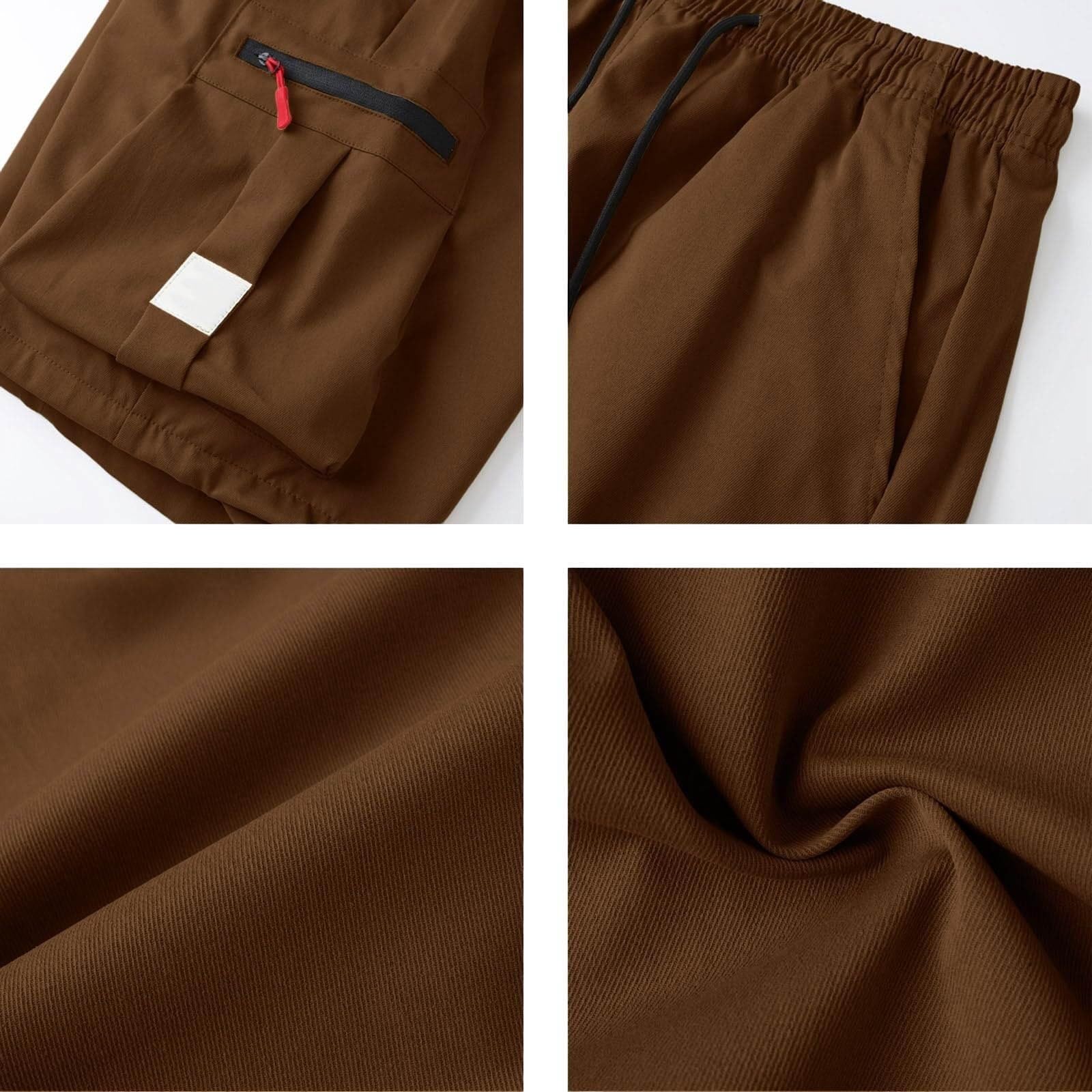 Short cargo pour homme - Pantalon court d'été - Pantalon de travail