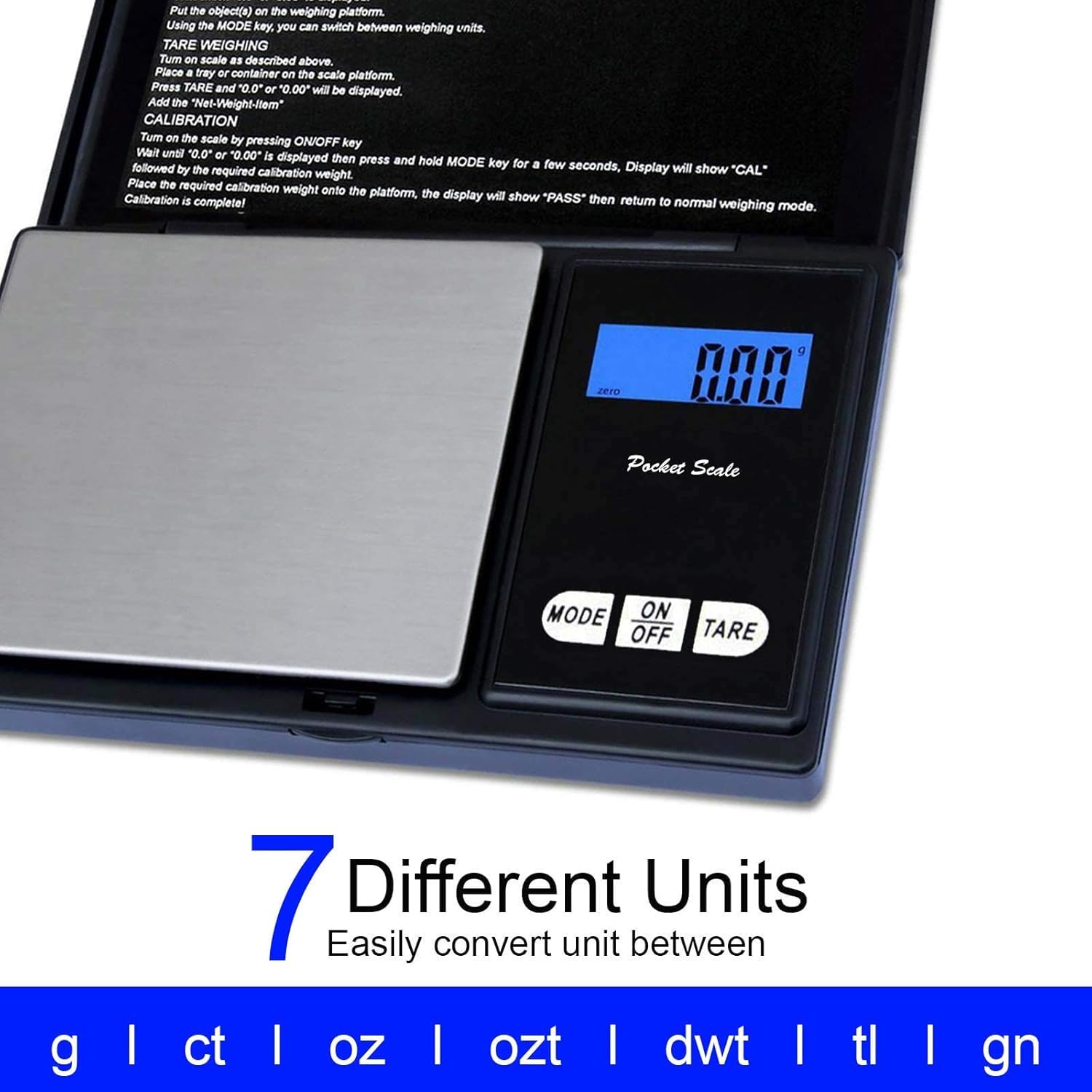 Mini Electronic Digital Pocket Scale Jewellery Weighing Scale 0.1G To 500G — Amazon image 6