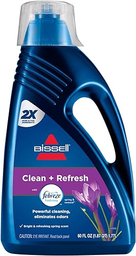Bissell DeepClean + Refresh con Febreze Freshness Spring & Renewal Formula, 1052A, 60 onzas