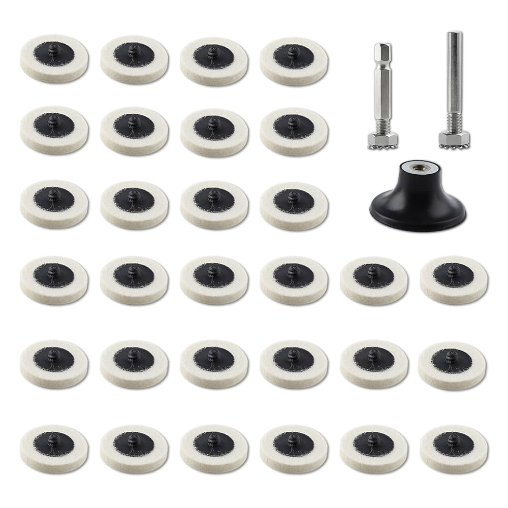 Amazon | SPEEDWOX 33点セット 2インチ 圧縮ウール生地ディスク