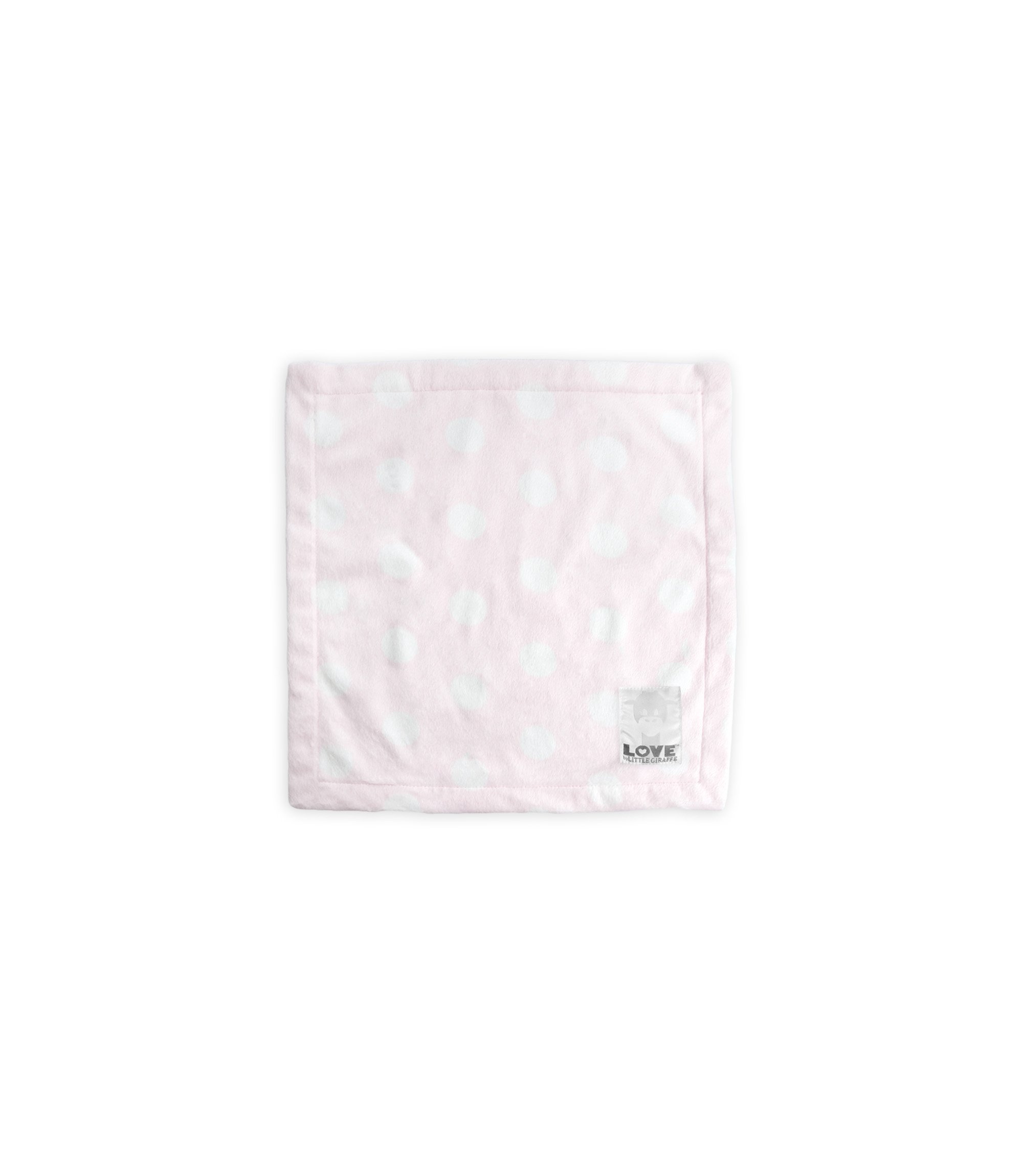 Little Giraffe Silky Dot Blanky, Pink