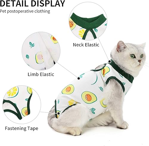 Miniatura 2 de Traje de recuperación quirúrgica profesional para gatos, alternativa de cuello electrónico para gatos y perros, uso después de una cirugía, traje de