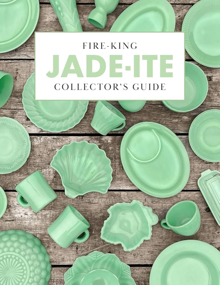 ファイヤーキング ジェダイ バターディッシュ FireKing jade-ite Fire king” Jade-ite Jane Ray Cup&Saucer ファイヤーキング