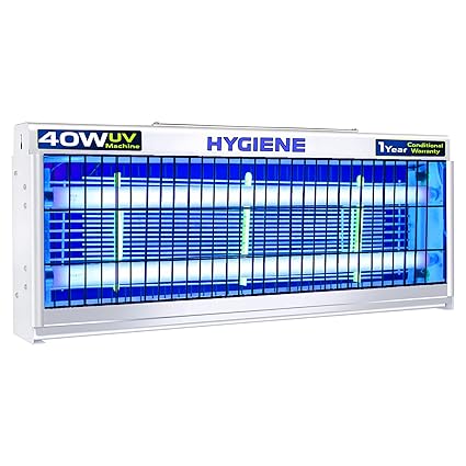 MILLION 40W Jumbo W-3 Flying Insect Killer UV Tube Catcher Zapper Repellent Machine for Home (Cream White)