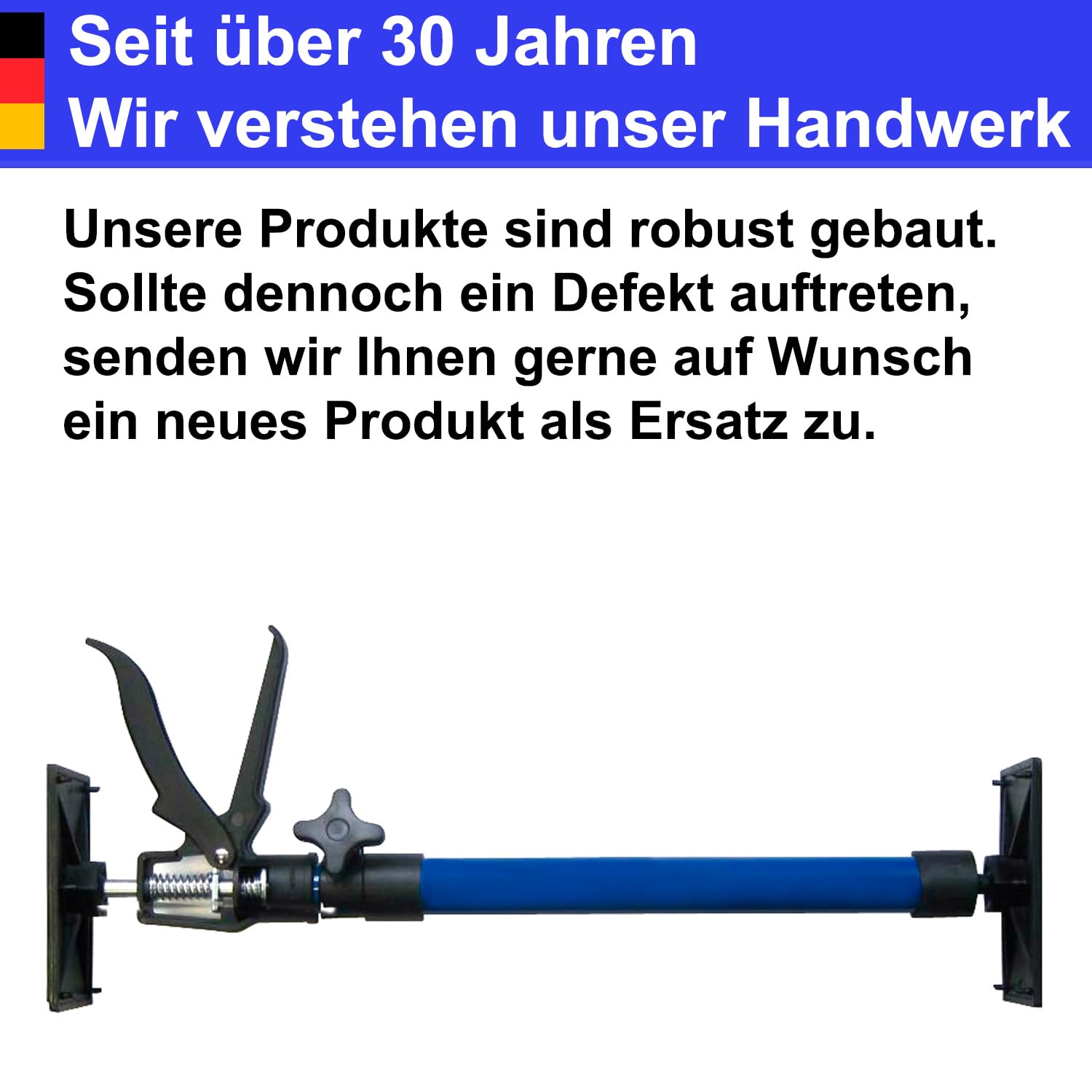 2 Stk. Deckenstütze Montagestütze 115-290cm Schnellspannstütze Türspanner Einhand- Stütze Teleskopstange Zargenspanner 30kg Stahl