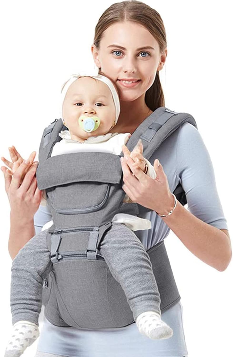Maydolly Baby Carrier Ergonomic Multifunction Hip Carrier Hipseat Front