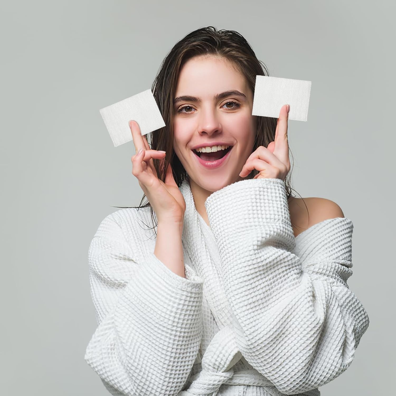 10packs Soft Cotton Makeup Remover Pads for Face Versatile Facial Cleansing for Travel and Daily Use Absorbent Cotton