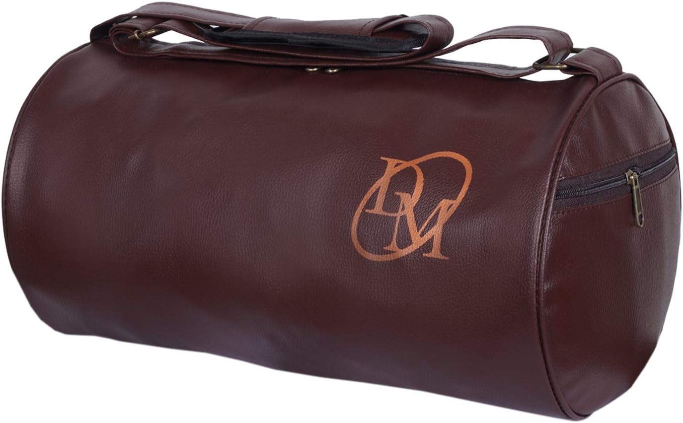 Dee Mannequin Brown Leatherite Gym Bag