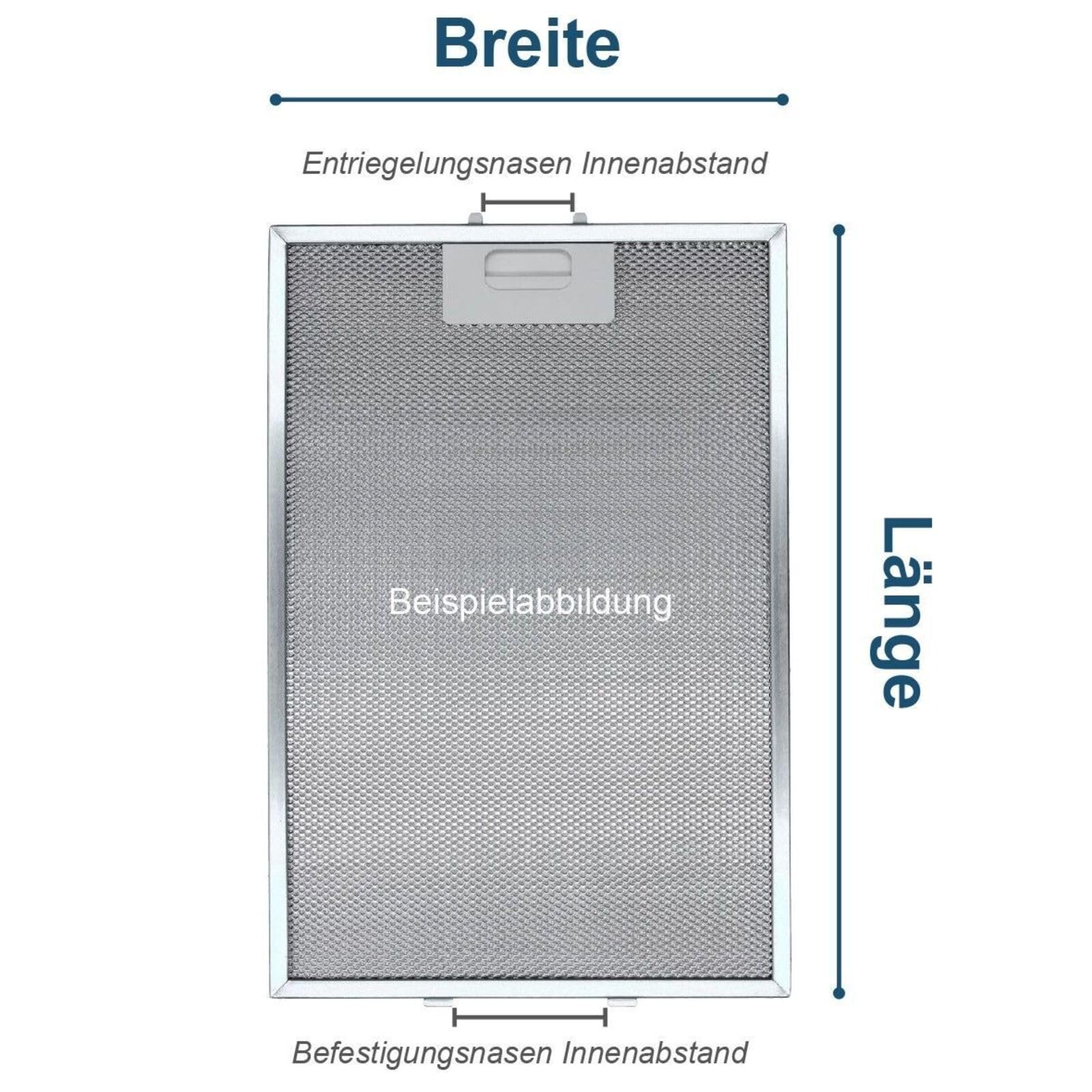 LUTH Premium Profi Parts Fettfilter kompatibel mit Gorenje 184756 Metallfilter 320x306mm für Dunstabzugshaube