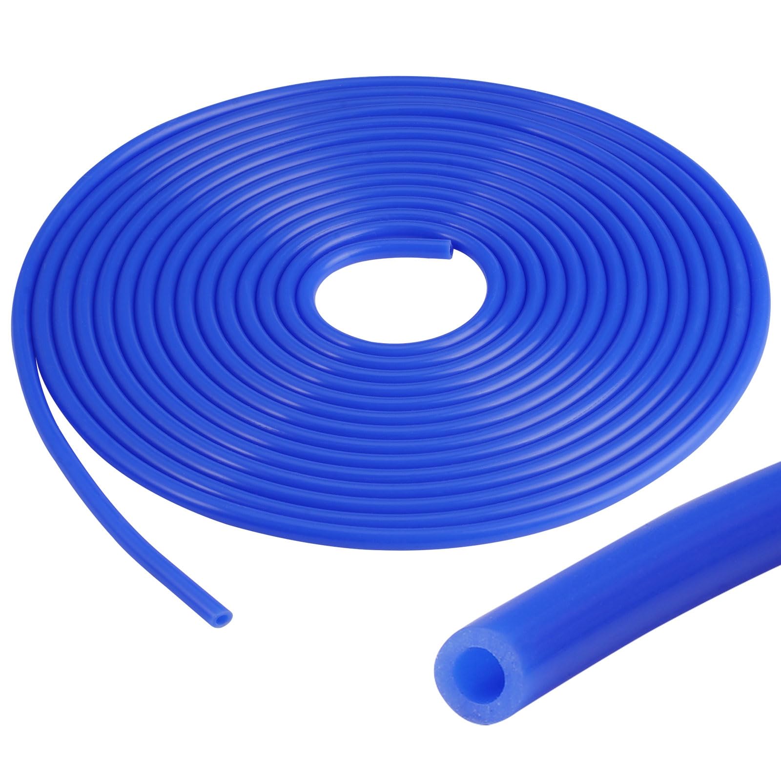 5 Metros Manguera de Vacío, 3 mm Diámetro Interior, 5 mm Diámetro Exterior Manguera de Vacio Automoción, Alta Temperatura Manguera de Silicona para Aire, Bombas, Turbinas Dd Aire y Válvulas de Vacío