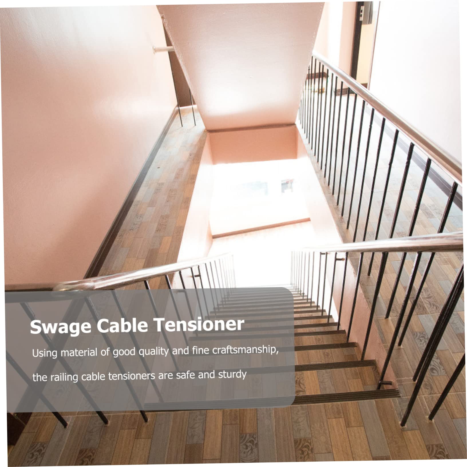 VIPNAJI Corde En Acier Inoxydable à Suspendre Kit,35M/3mm Câble En