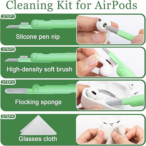 Miniatura 3 de Laptop Screen Keyboard Earbud Cleaner Kit for Airpods Pro MacBook iPad iPhone iPod, walrfid Multi-Function Airpod Cleaning Pen Brush Tool Key