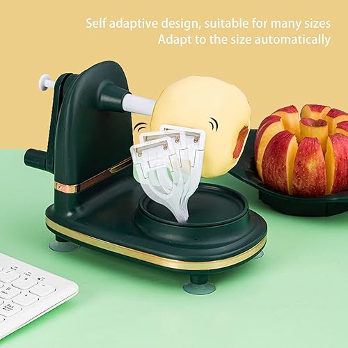 Miniatura 3 de Pelador de manzanas, descorazonador pelador de manzanas de magnesio fundidopatatas, pelador duradero de aleación de magnesio fundido a presión,