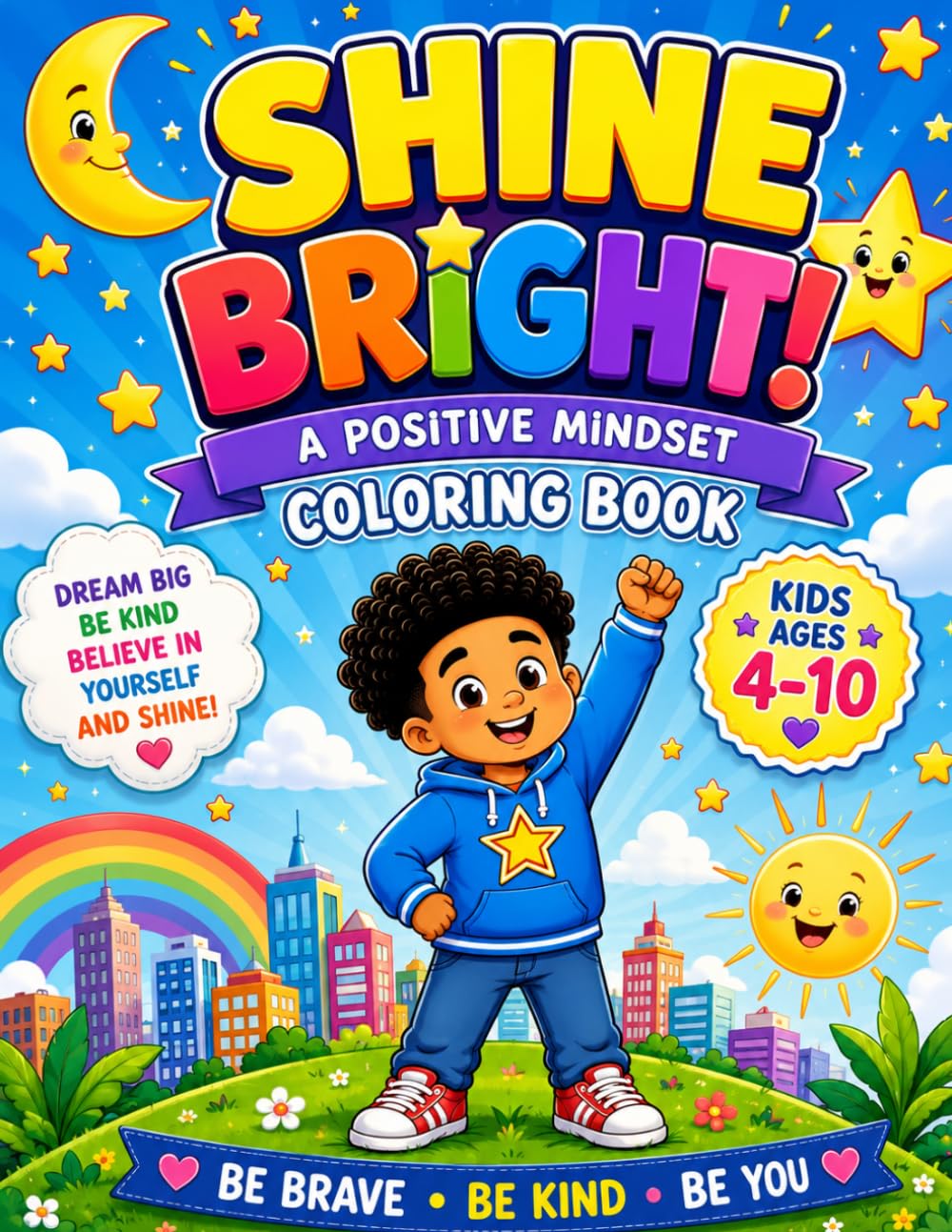 SHINE BRIGHT: A Positive Mindset Coloring Book