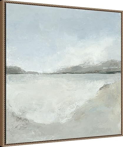 Miniatura 2 de Amanti Art Lienzo enmarcado para pared, 30 x 30 pulgadas, sutil costero de Hannah Dawson, lienzo enmarcado para pared, obras de arte abstractas,