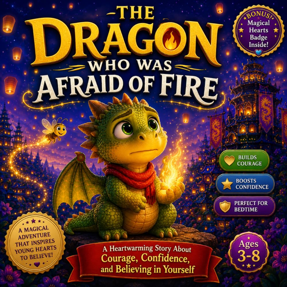 The Dragon Who Was Afraid of Fire: A Heartwarming Story About Courage, Confidence, and Believing in Yourself (The Enchanted Valley)