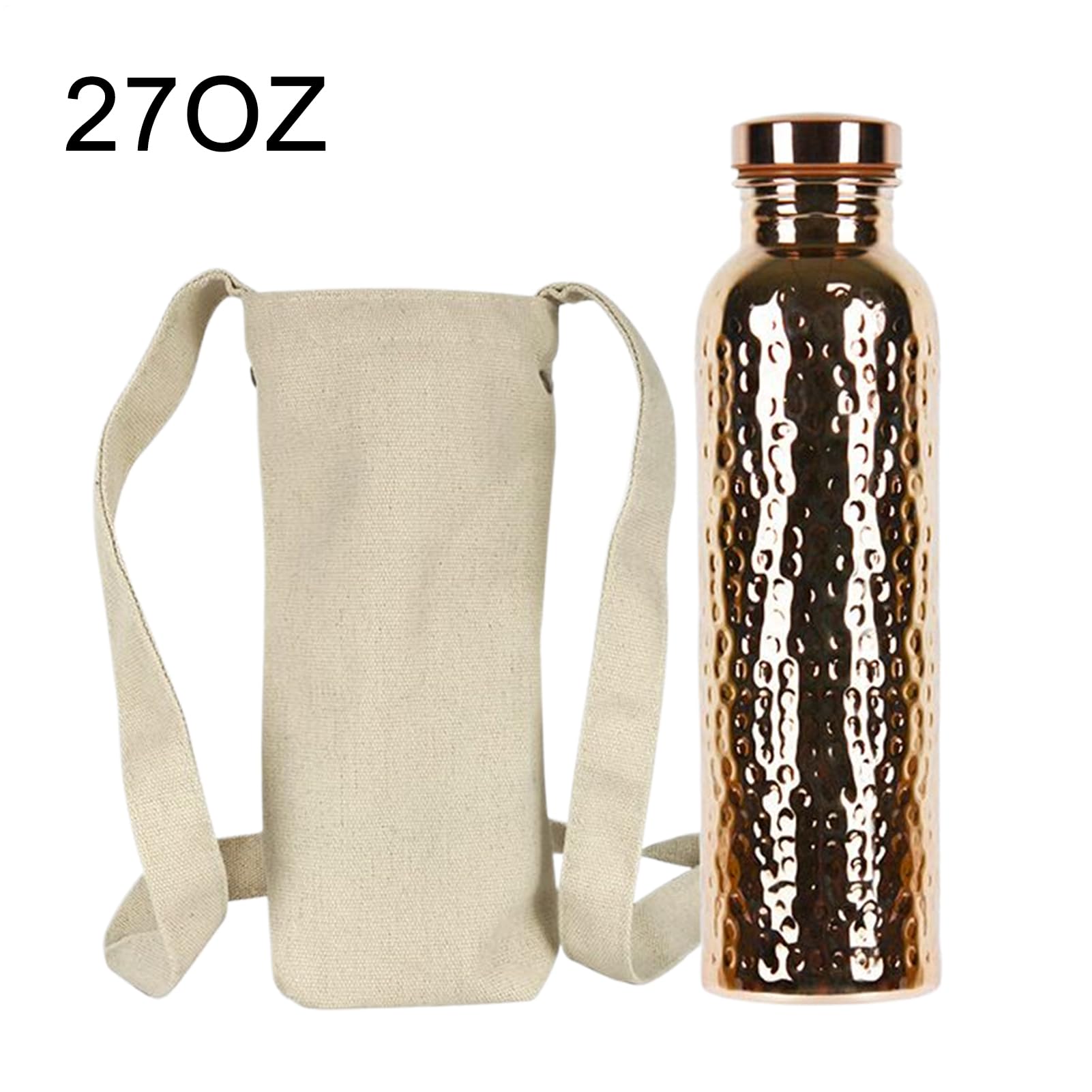 Butelka Do Picia Wykonana Z Miedzi 800 ml Szczelny I Przenośny Kubek Do | Szczelna Termiczna Butelka Na Wodę Wykonana Z Miedzi Siłownia, Kemping, Outdoor, Sport, Podróże, P