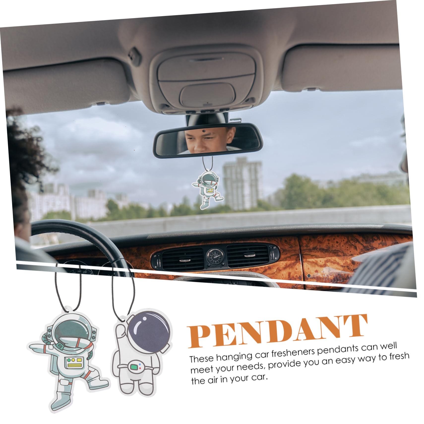 SOLUSTRE 40 Stk Auto-Aromatherapie-Papier Auto-Parfüm-Dekoration hängende für Autos auto innenraum zubehör car interior accessories Auto-Erfrischer-Anhänger Autoerfrischer