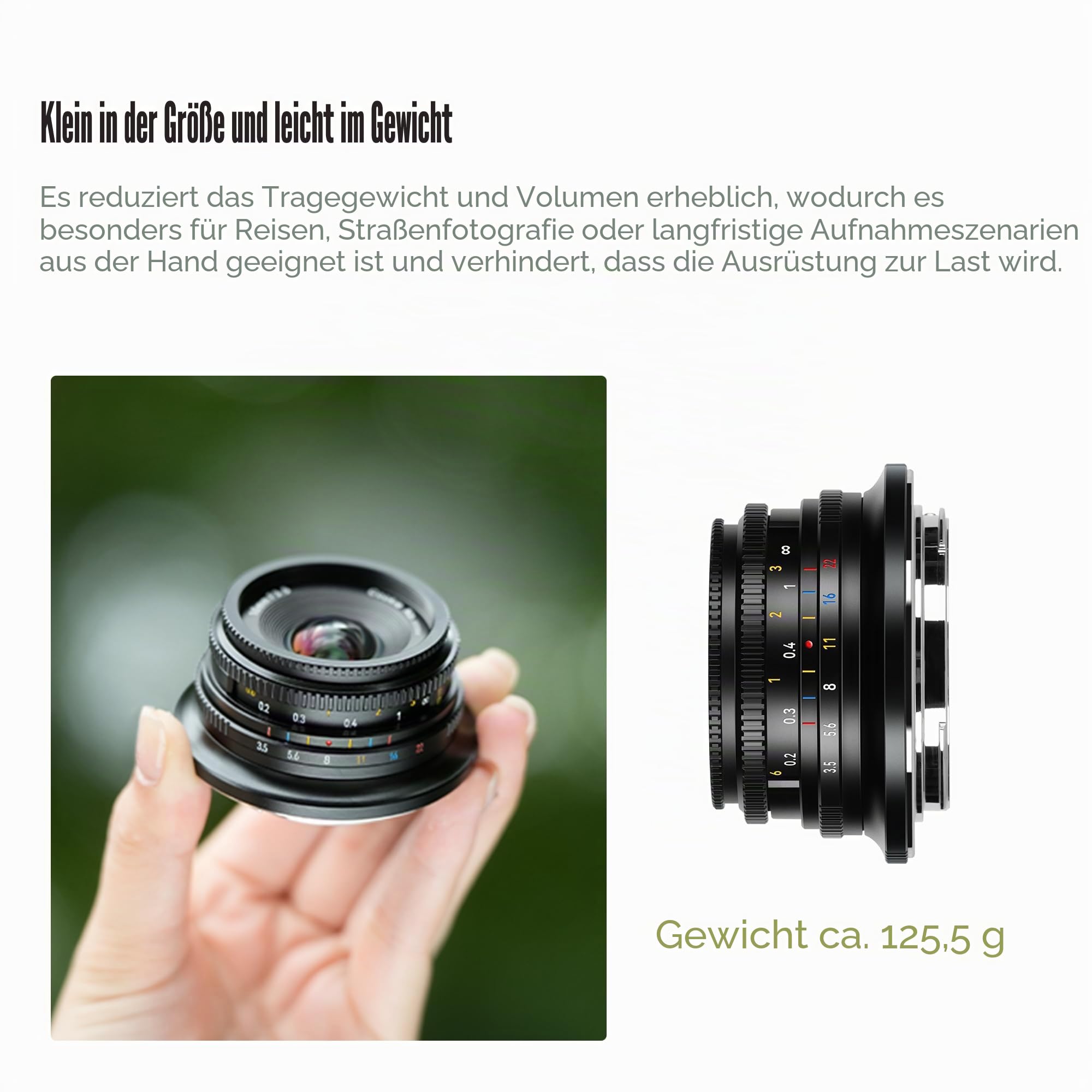 7artisans 10mm F3.5 APS-C Weitwinkel Objektiv für Fuji X, Manueller Fokus Wide-Angle Lens X Mount Kompatibel mit Fujifilm X Mount Kamera