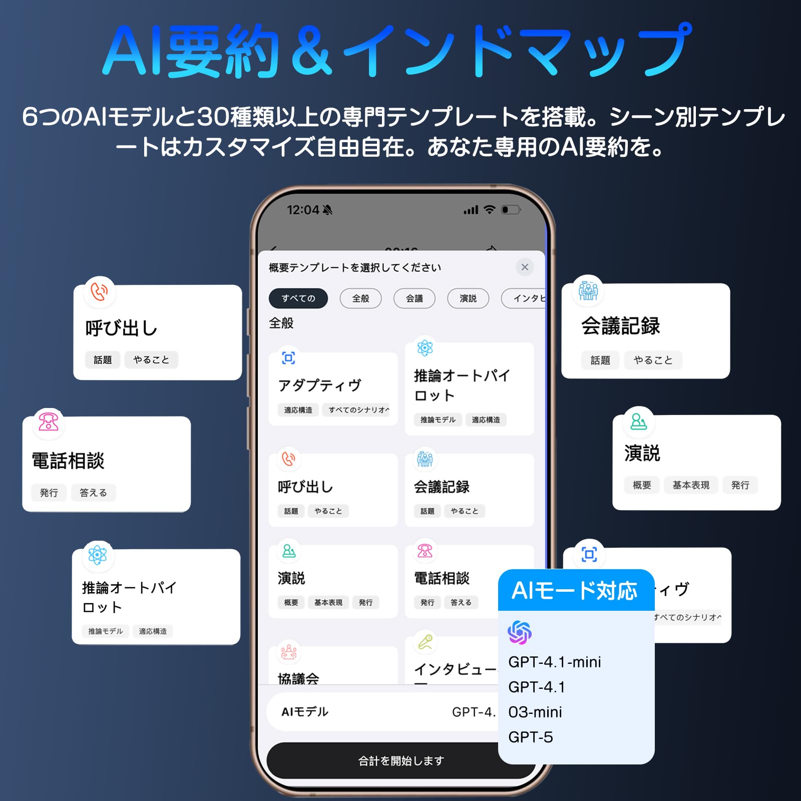 Amazon.co.jp: 【2026新版】TDW AI ボイスレコーダー 文字起こし 64GB