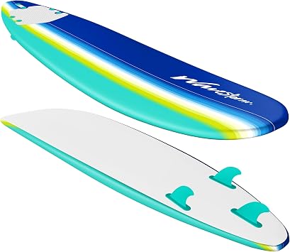 WAVESTORM 8ft Premium Classic Longboard Surfboard