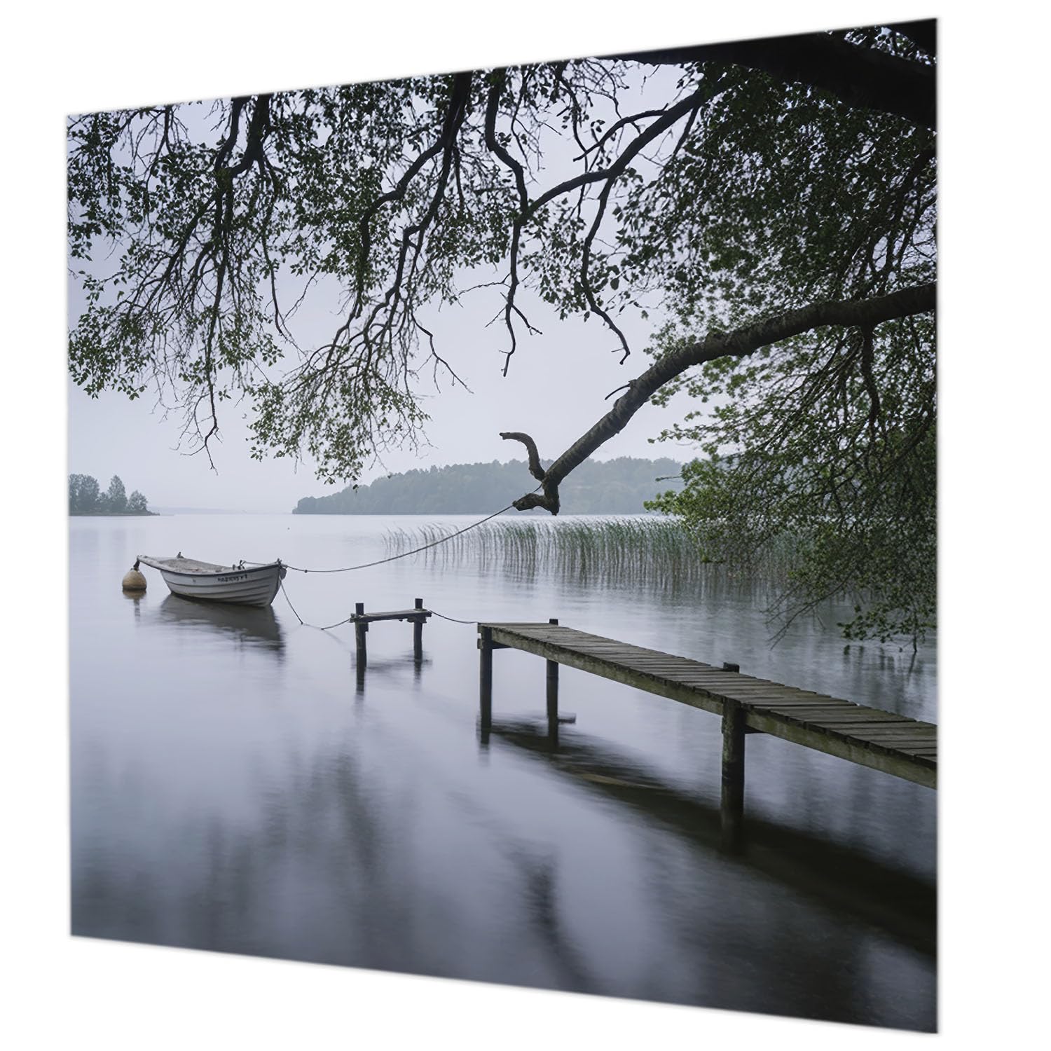Tapisserie intissée 250x250 cm impression haute qualité Tulup lac