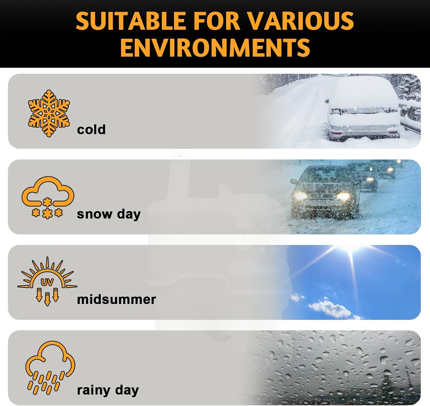 Windshield Washer Reservoir for Toyota Pirus 2012 2013 2014 2015, OEM #8535547021 8531547140 TO1288176