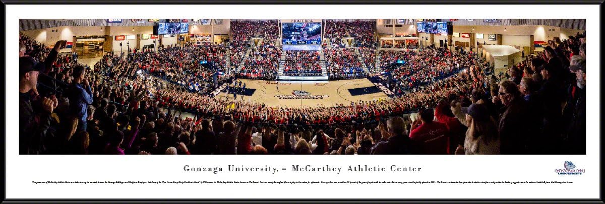 Gonzaga Bulldogs Basketball - College Posters, Framed Pictures and Wall Decor by Blakeway Panoramas