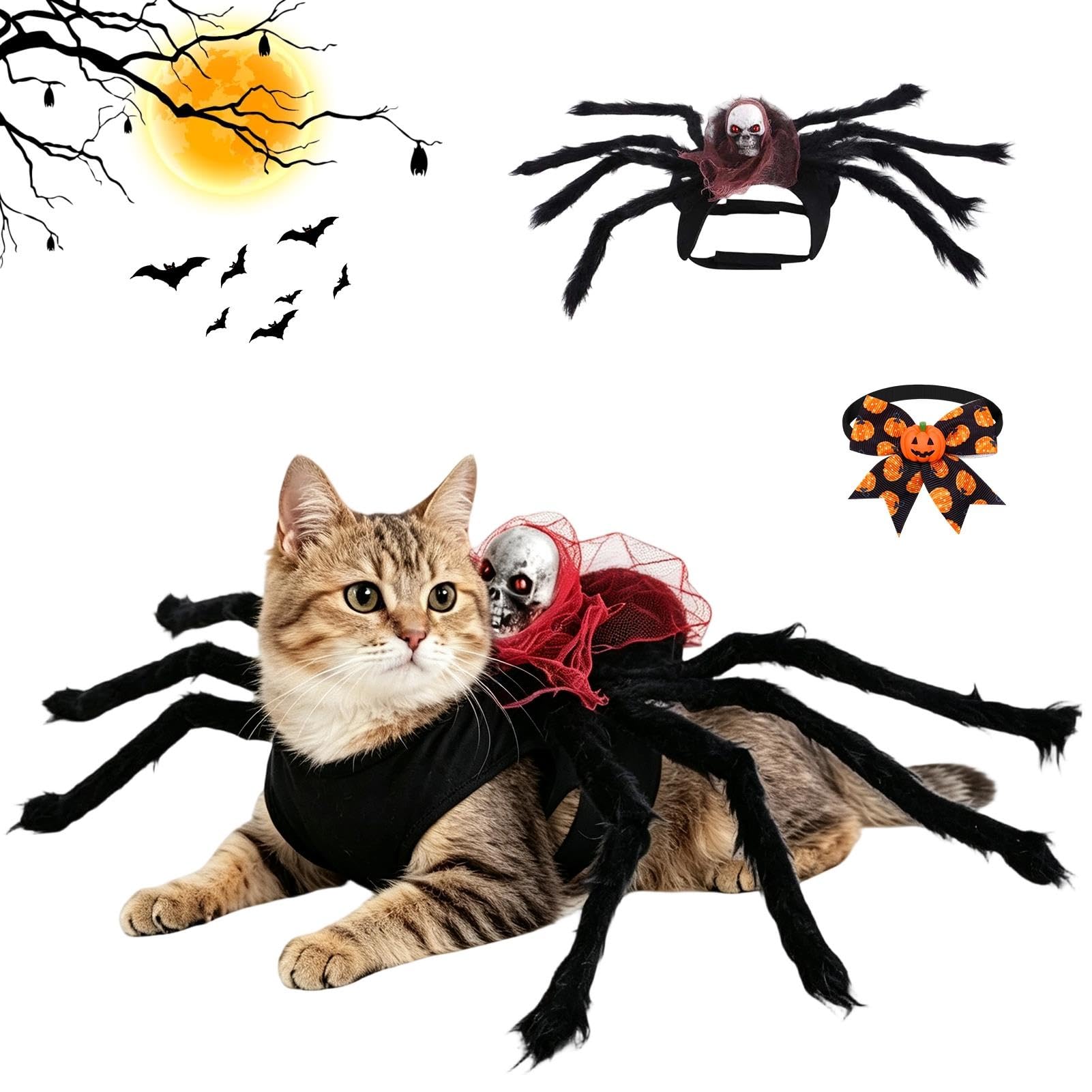 Spider cat costume, Halloween dog costume, spider costume for dogs — image 1