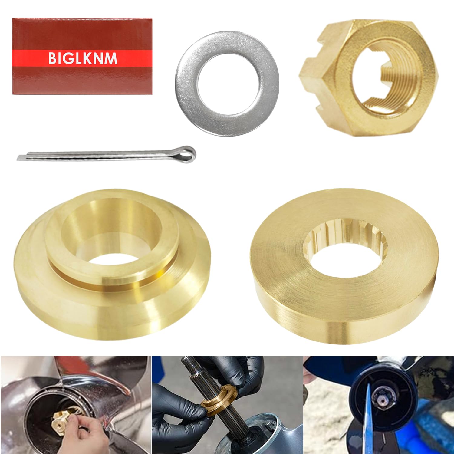BIGLKNM Kit de hardware de instalação de hélice adequado para