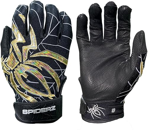 Spiderz Prizm 2023 - Guantes de bateo de béisbolsóftbol para adultos