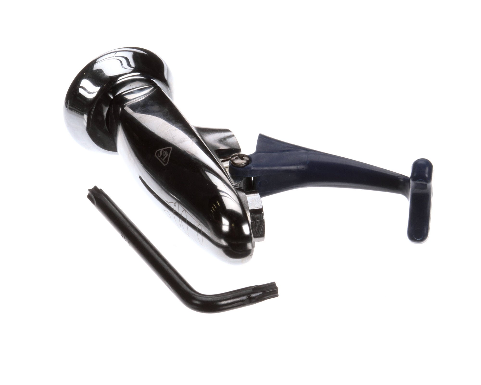 T&S Brass B-1200 Relleno de vidrio, montaje en pared, entrada hembra NPT de 3/8 pulgadas, brida ajustable