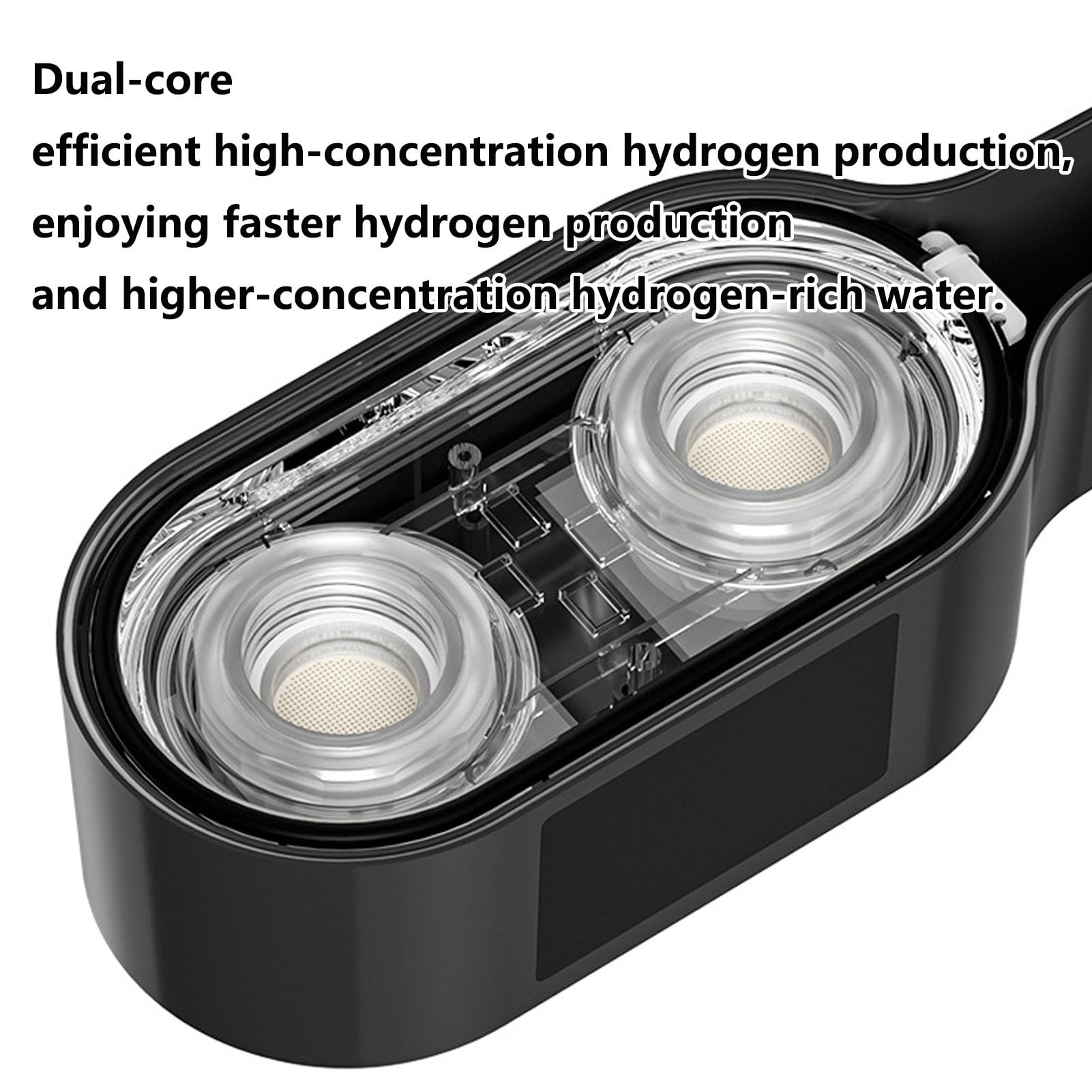 2L Generador De Agua Rica En Hidrógeno Molecular Con Pantalla Táctil LED Máquina De Ionizador De Agua De Hidrógeno Modo Dual Hacer Contenido De Hidrógeno Hasta 2000 Ppb Para El Hogar Oficina Usar