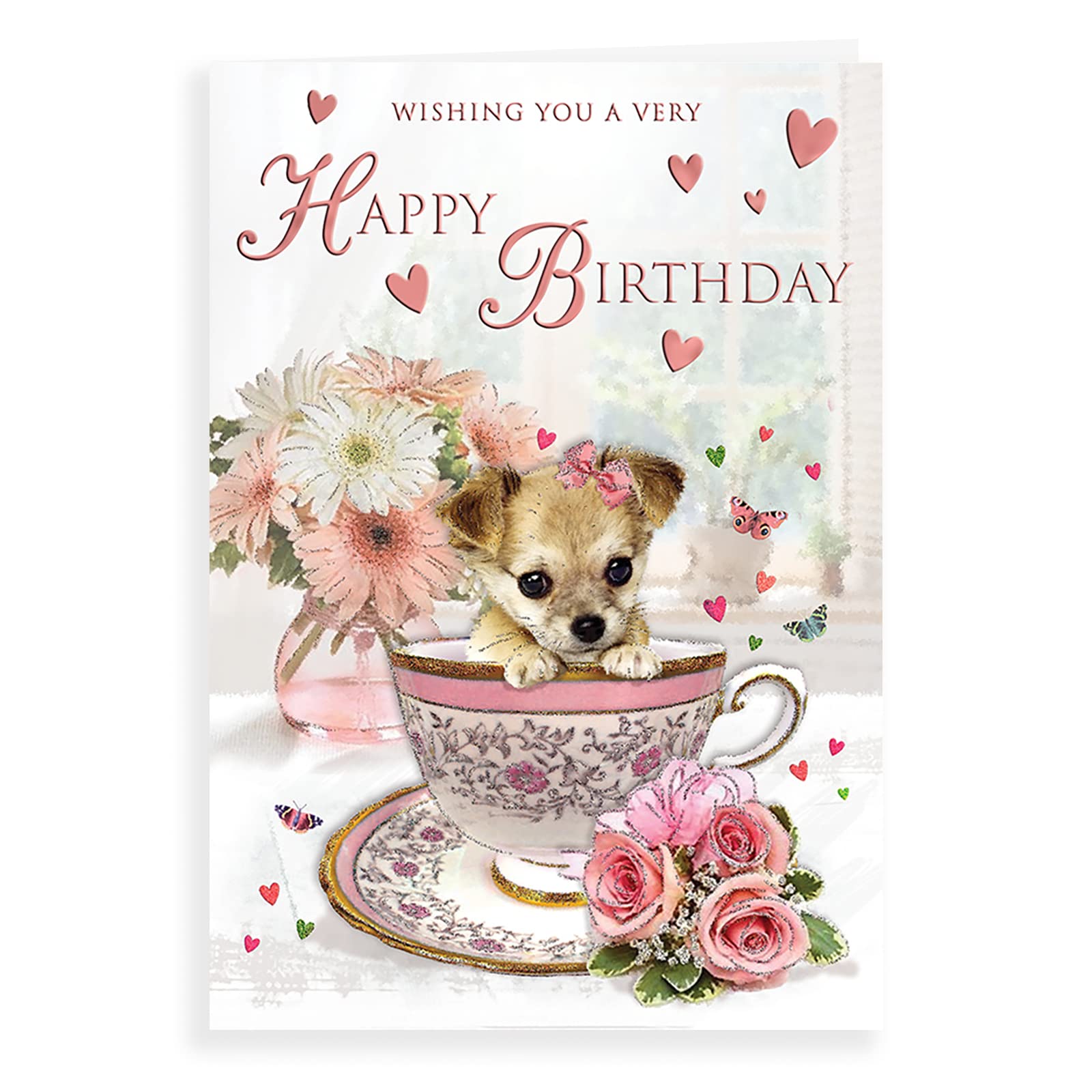 Happy Birthday Card For Female. 23x15cm