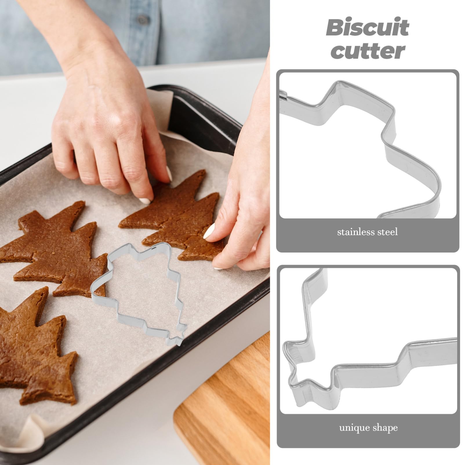 TOPBATHY Juego De 32 Moldes Navideños De Acero Inoxidable Para Galletas Y Fondant Para Hornear Y Decorar.