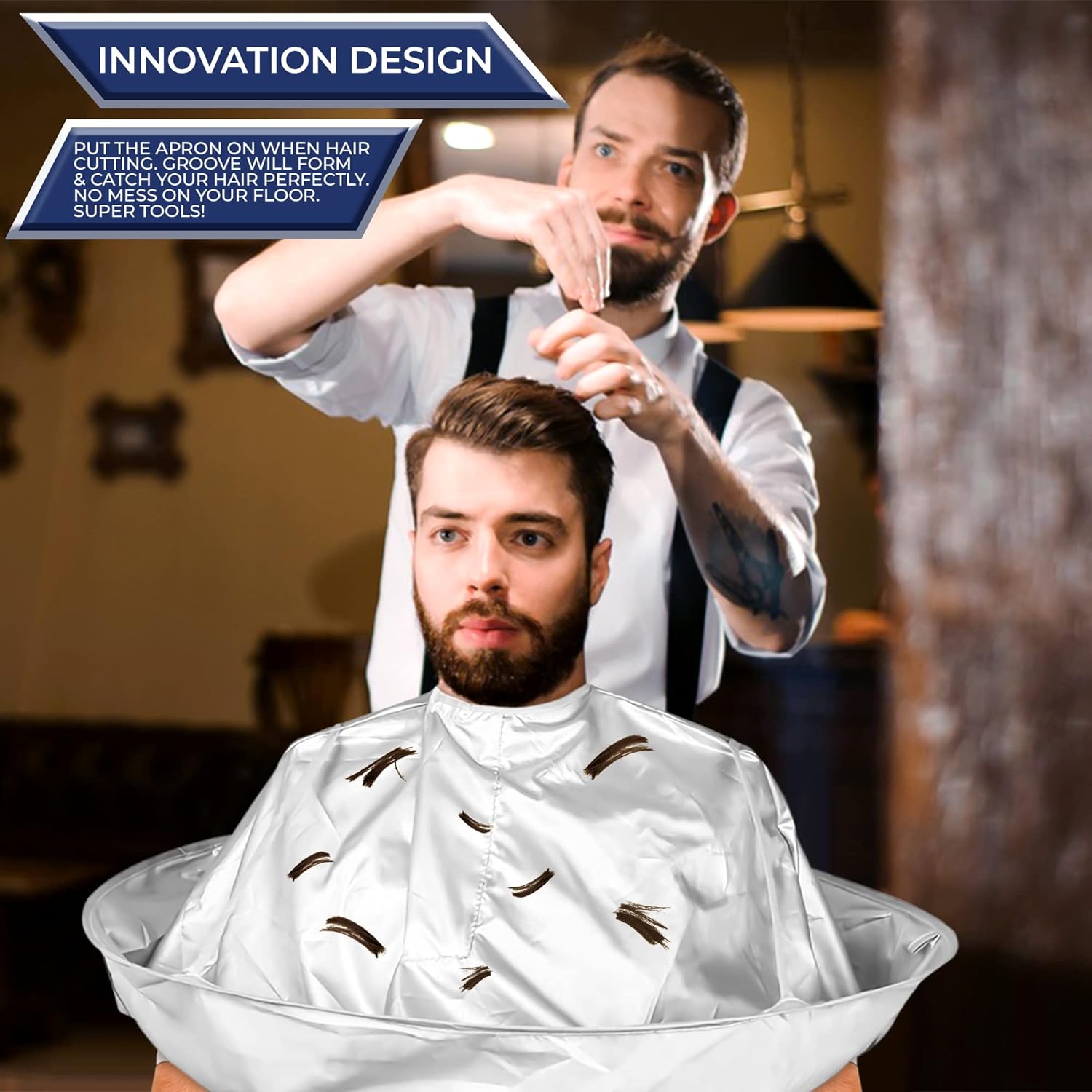 Professional Hair Cutting Cape for Adult/Kids, Foldable Hair Cutting Cloak Umbrella for Salon Barber Adult Special Hair Styling Accessory : Beauty & Personal Care