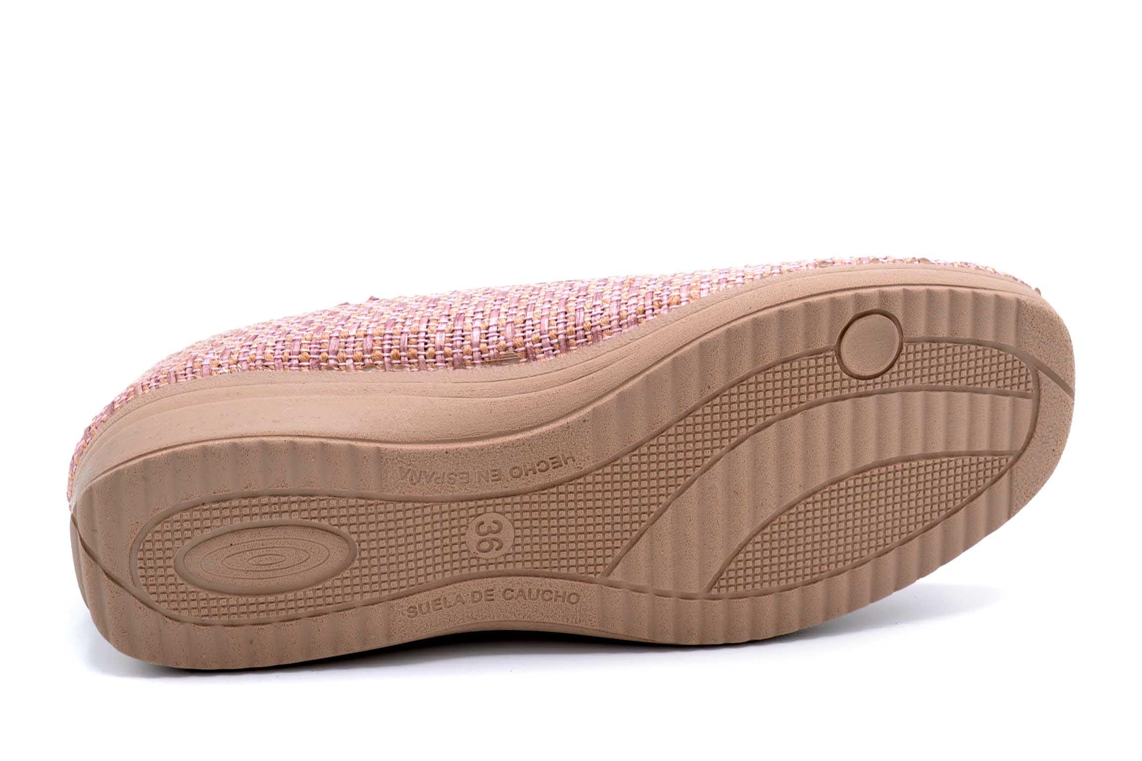 Zapatilla Mocasín de Rafia para Mujer – Cómodos, Ligeros y Elegantes con Suela de Caucho Antideslizante – Hechos en España