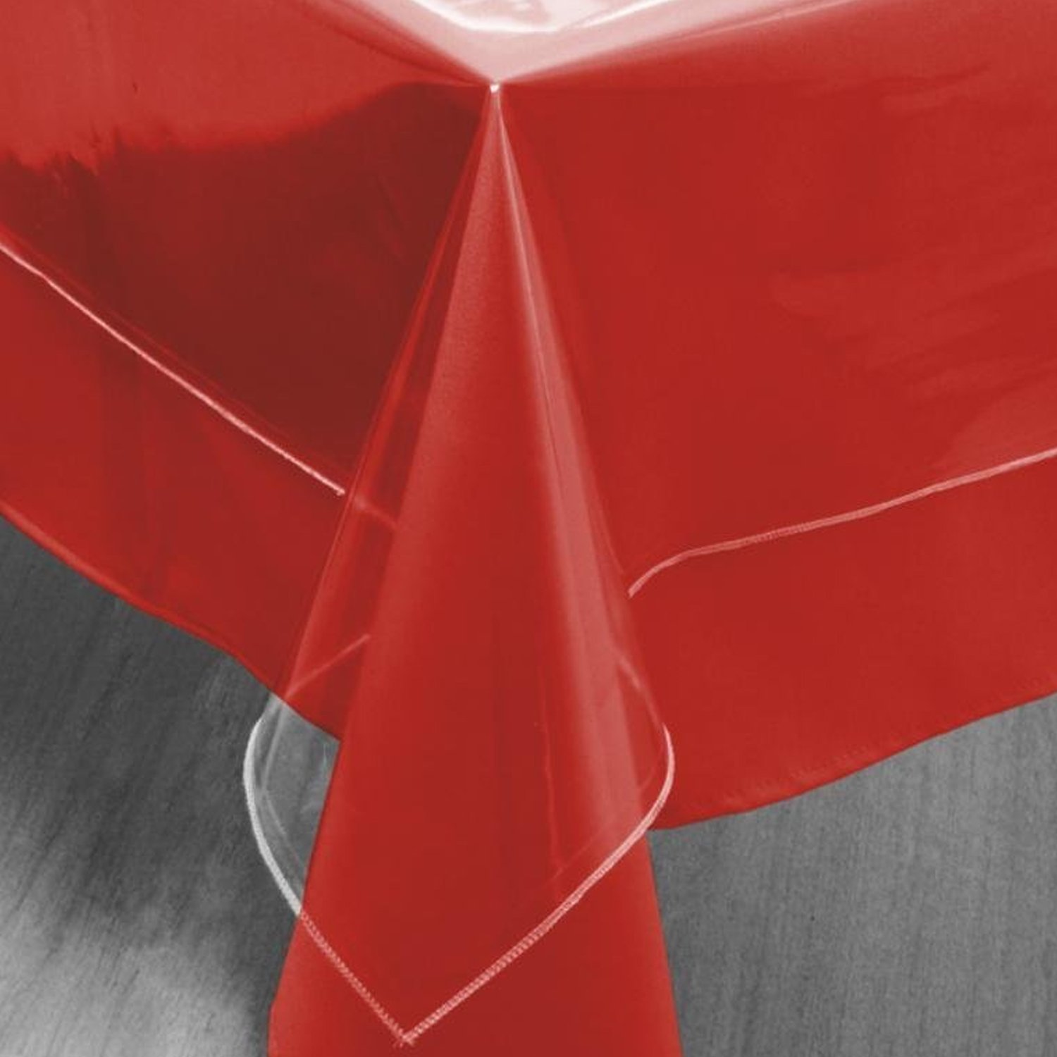 Sweet Home Collection Premium Clear Tablecloth Easy Care