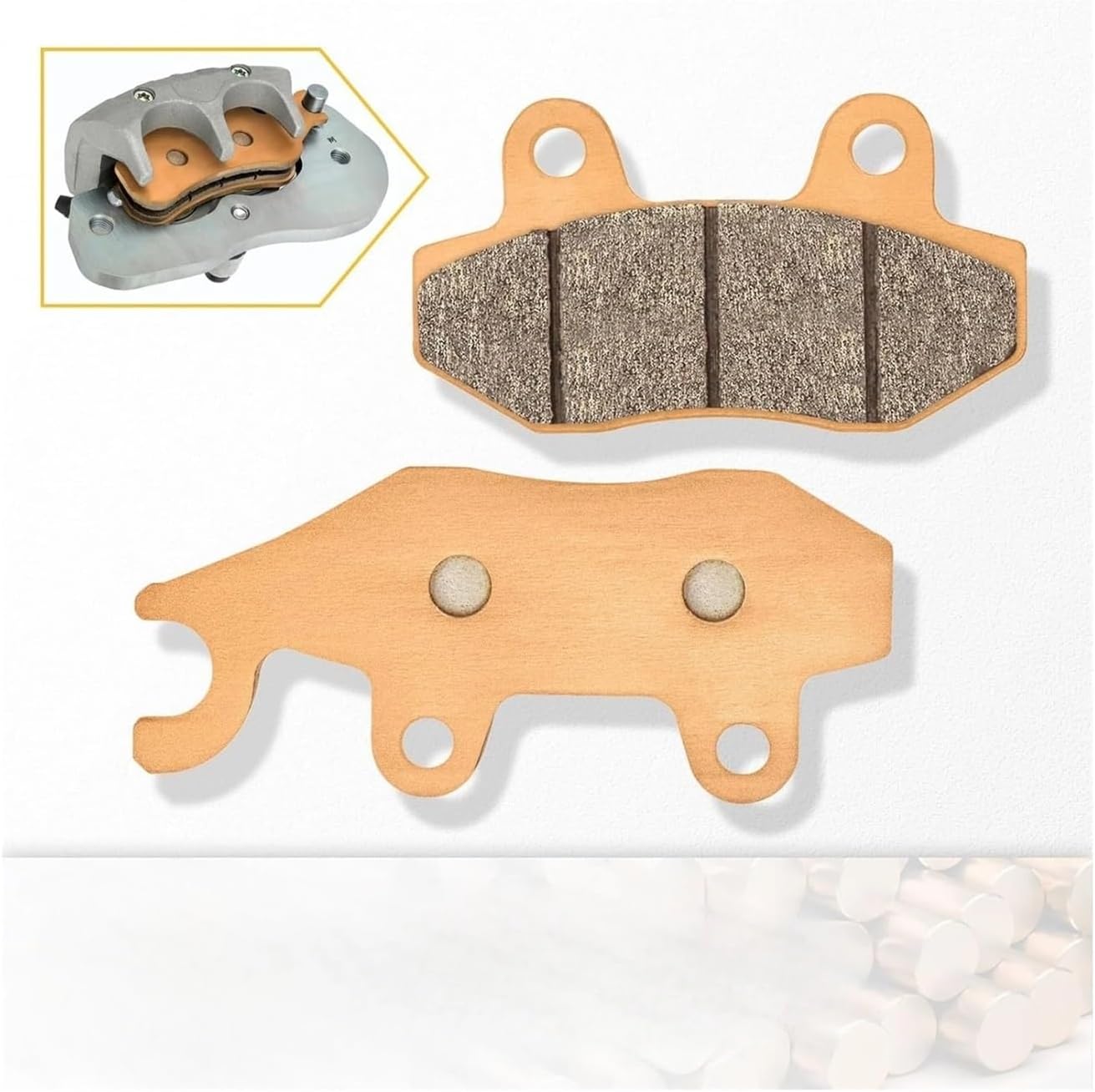 Front Right Brake Caliper Sintered Pads Fit For Maverick 2017 2022 2016 2021 705601463 705601888