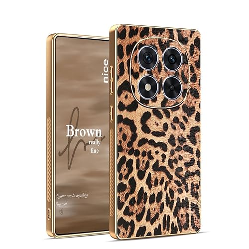 YUECXIN Funda para Xiaomi Redmi Note 14 Pro 4G, Clásica Cubierta con Estampado de Leopardo y Guepardo, Ultradelgado Antigolpes Suave TPU Caso Case para Niña. Leopardo