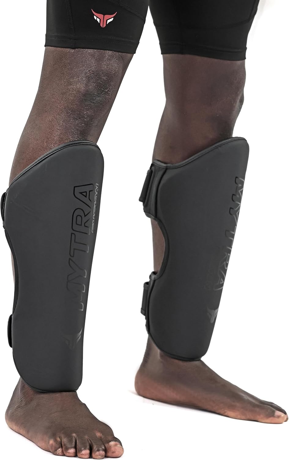Mytra Fusion Shin Guards Artificial Leather MMA Shin Guards Muay Thai, Training, Sparring, Kickboxing, Martial Arts Shin Guards